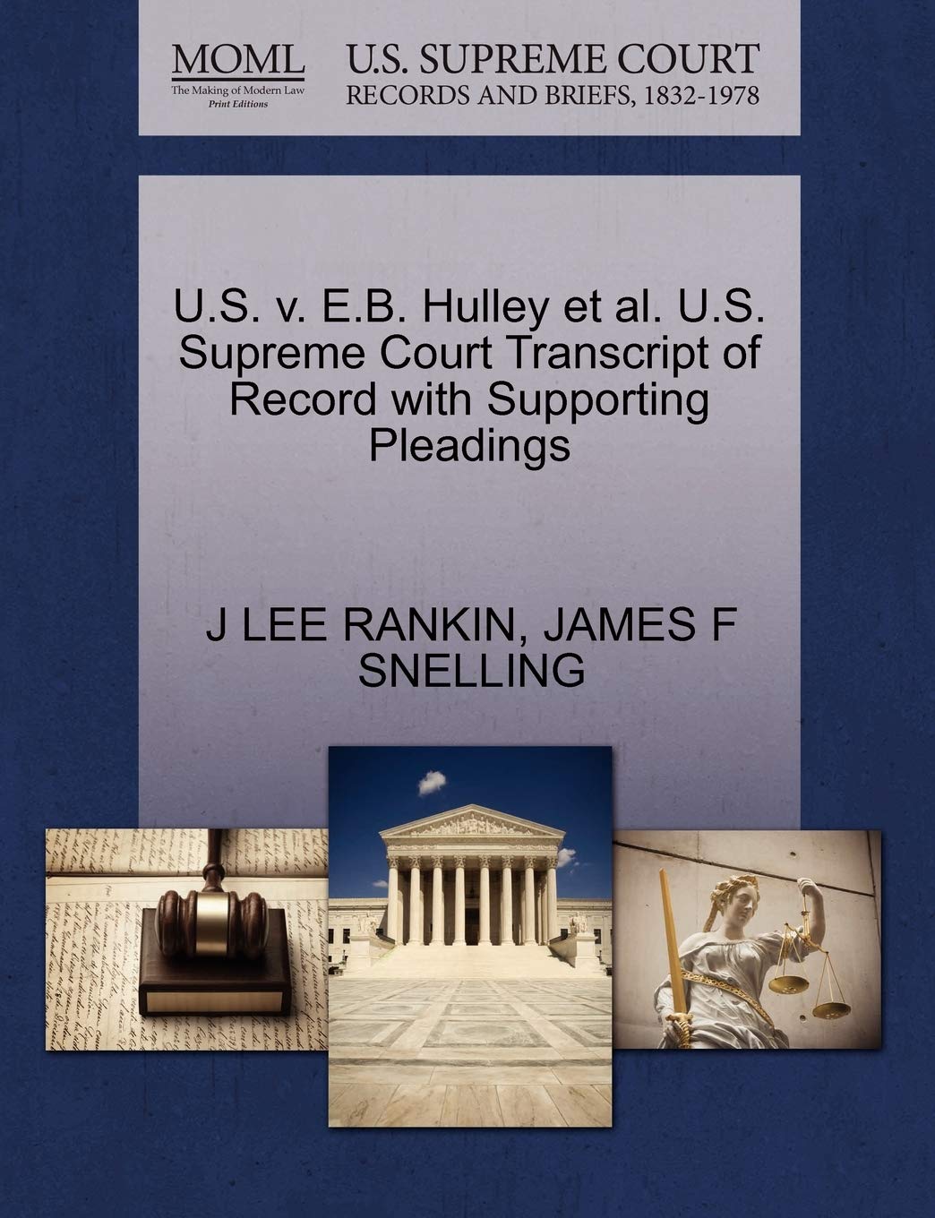 U.S. v. E.B. Hulley et al. U.S. Supreme Court Transcript of Record with Supporting Pleadings baixar livro de graça