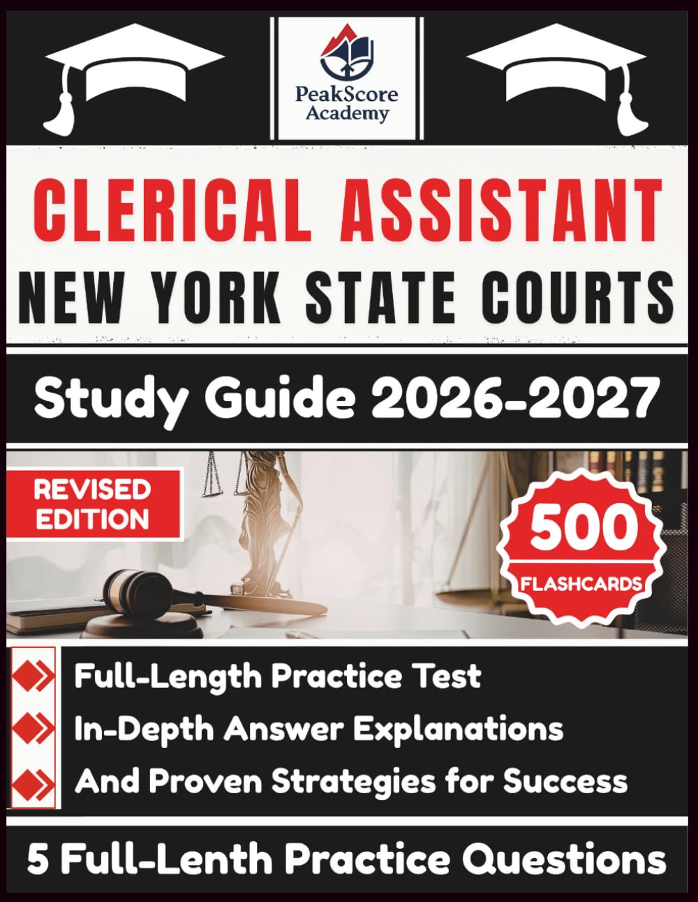 ler totalmente Clerical Assistant New York State Courts Study Guide 2026-2027: Full-Length Practice Test, In-Depth Answer Explanations, And Proven Strategies for Success