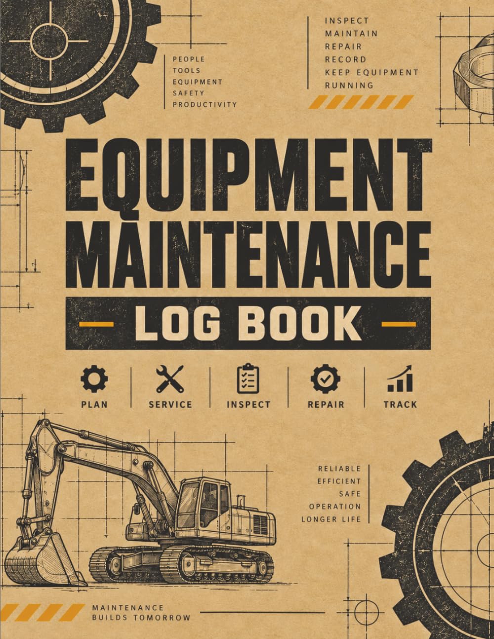 Equipment Maintenance Log Book: Organize Equipment Care, Repairs, Inspections & Service History baixar o livro de graça