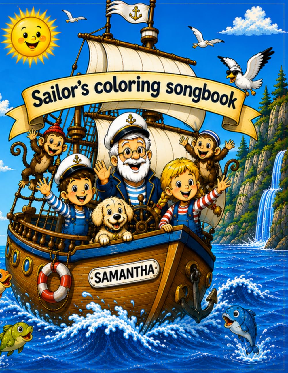 Sailor's Coloring Songbook: Leo & Mila’s Sailing Adventures. An ultimate songbook with coloring pages for personalization by Future Captains! baixar livro de graça