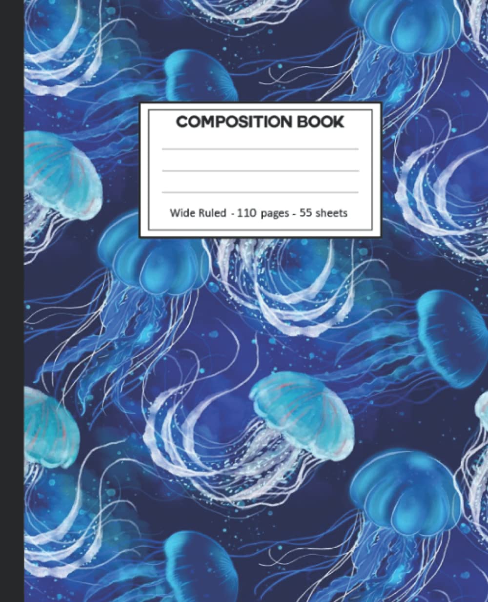 ler totalmente Composition Notebook: Jellyfish Wide Ruled Paper Notebook Journal size 7.25 x 9.25” for student