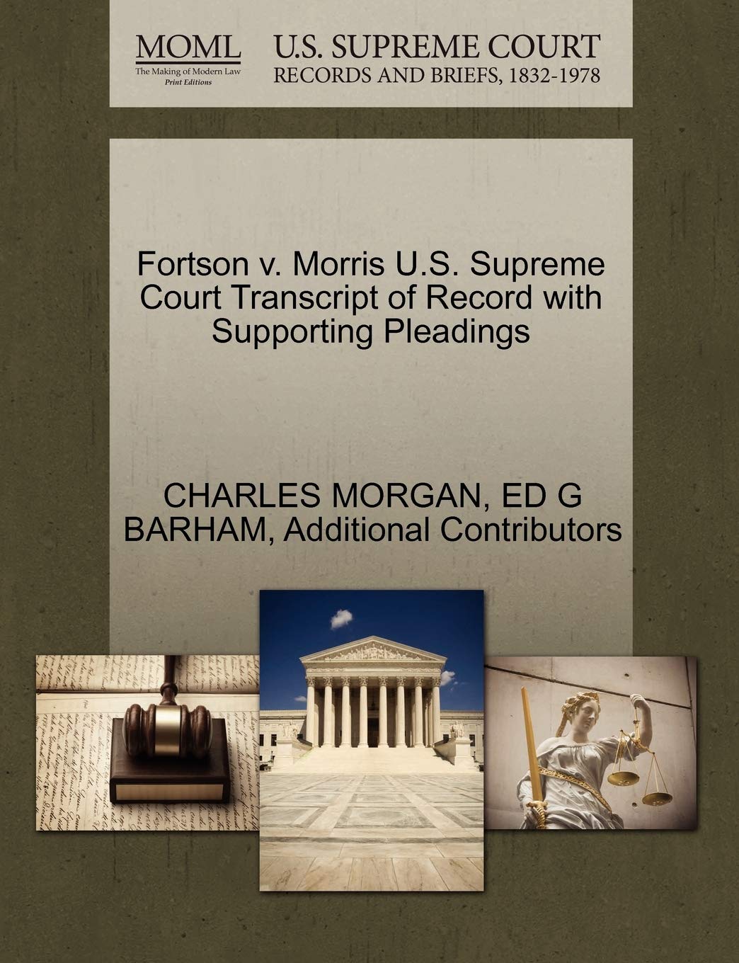 Fortson v. Morris U.S. Supreme Court Transcript of Record with Supporting Pleadings baixar livro de graça