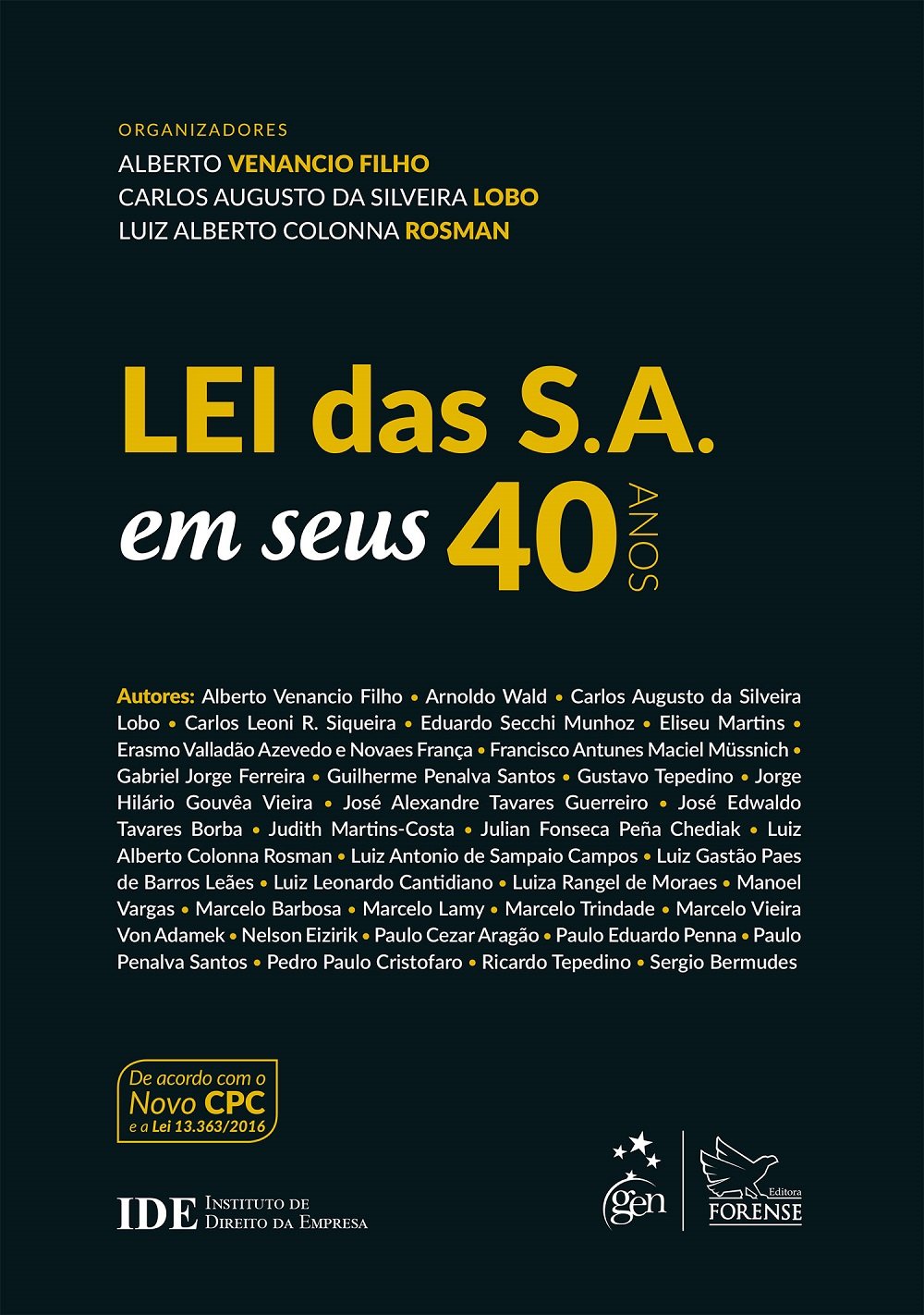 Lei das S. A. em seus 40 anos - 1ª Edição 2017 baixar livro de graça