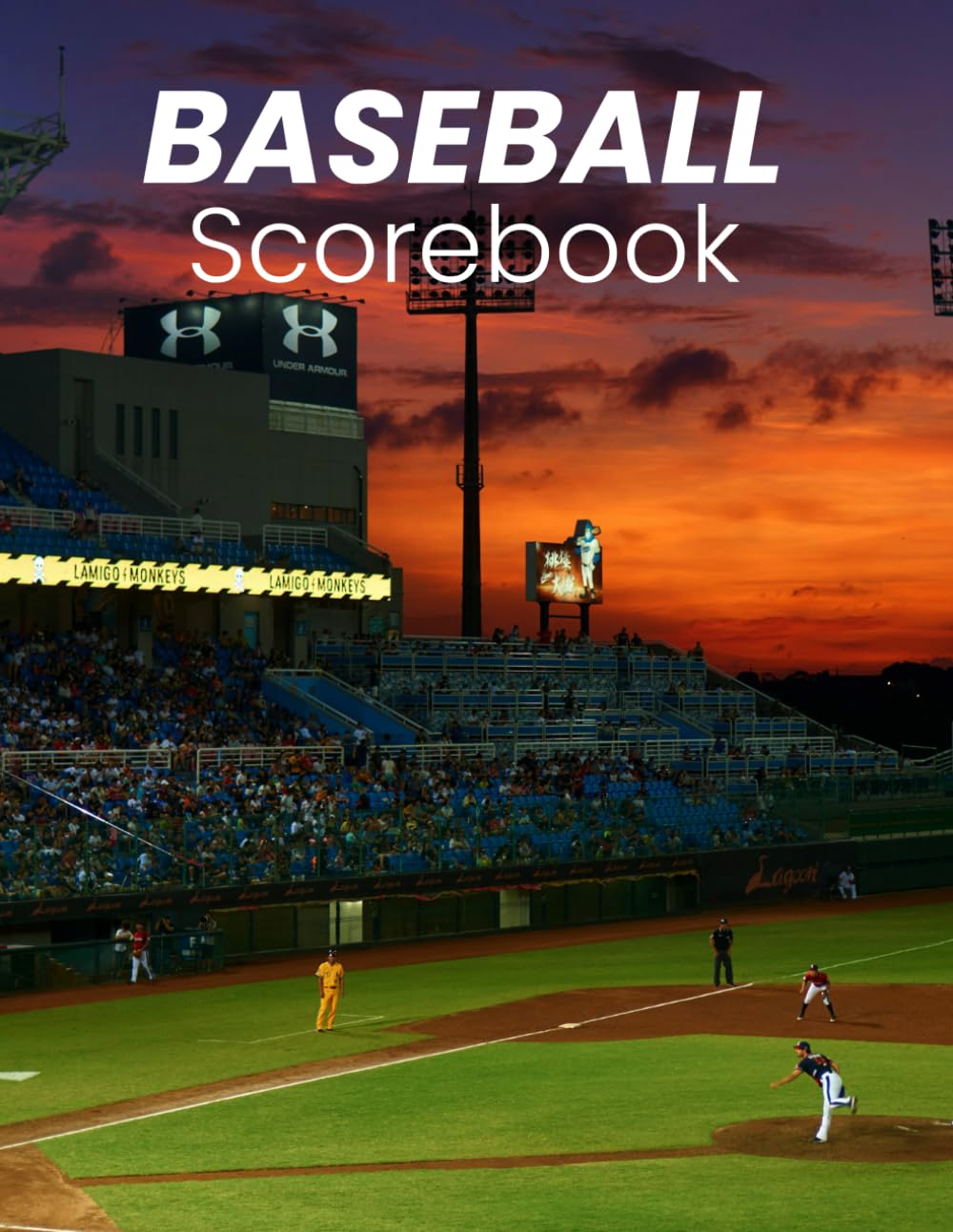 Baseball Scorebook: Game Scorecards for Teams, Coaches & Fans: Scorekeeper Logbook with Lineup, Inning Tracker, Pitch Count & Player Stats – 100 Game Sheets baixar livro de graça