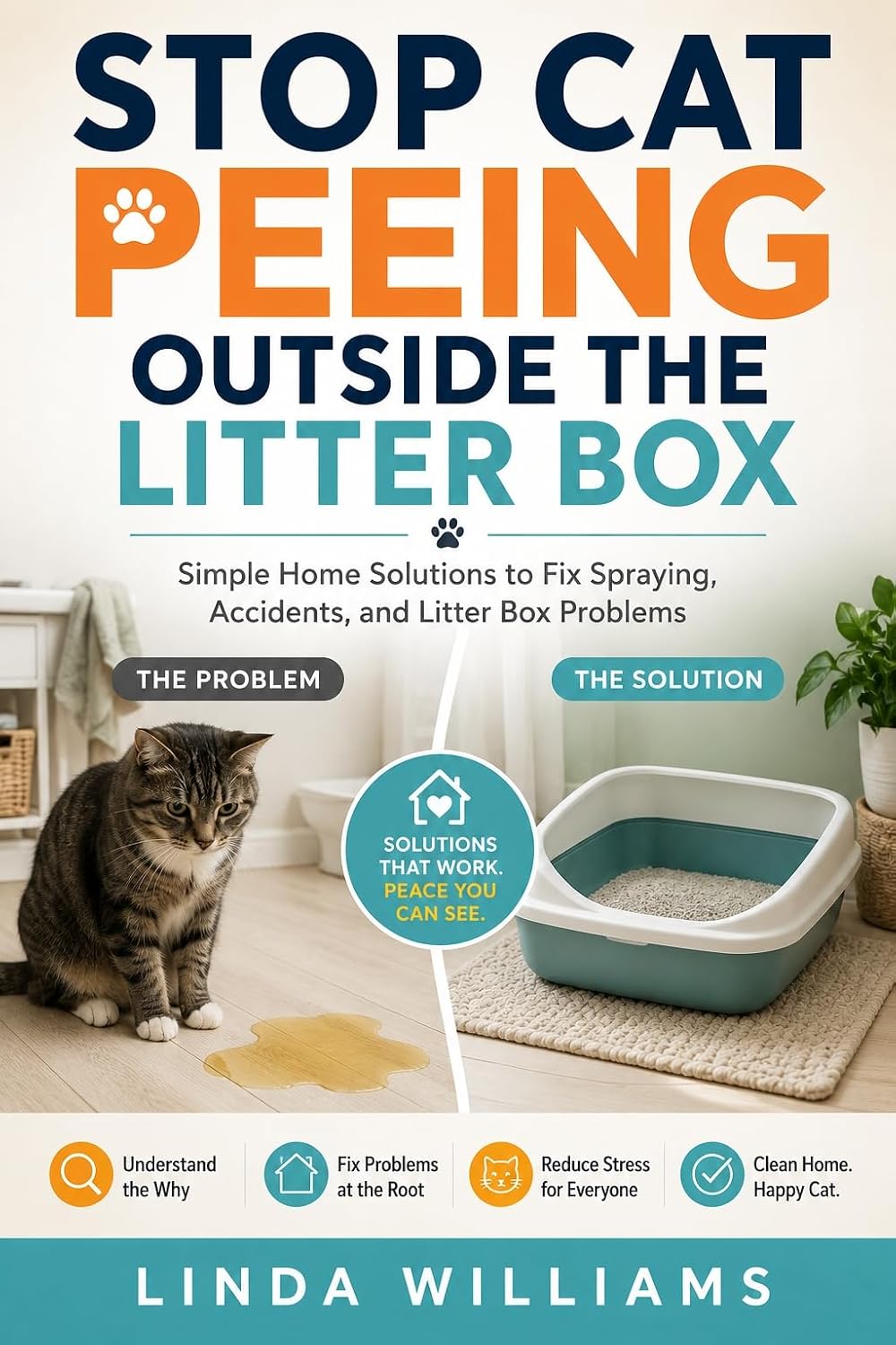 Stop Cat Peeing Outside the Litter Box: Subtitle: Simple Home Solutions to Fix Spraying, Accidents, and Litter Box Problems (English Edition) baixar livro de graça