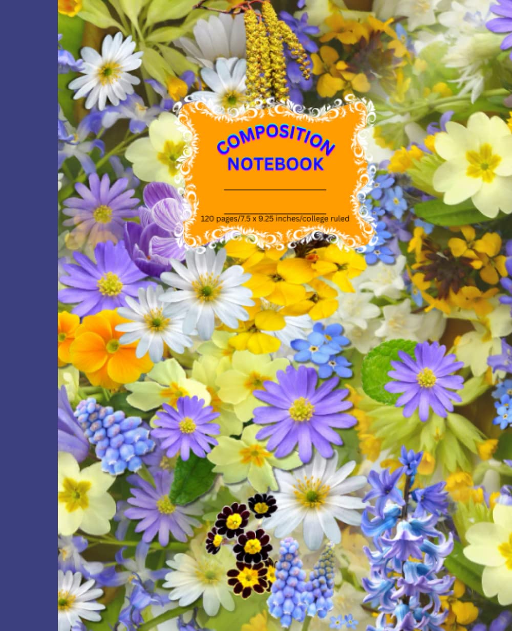Composition Notebook College Ruled: Beautiful Floral Vintage Botanical Garden Design, 120 Pages, Cute Aesthetic Journal for Girls, Teens, Women and all Lovers of Floral Beauty. baixar livro de graça