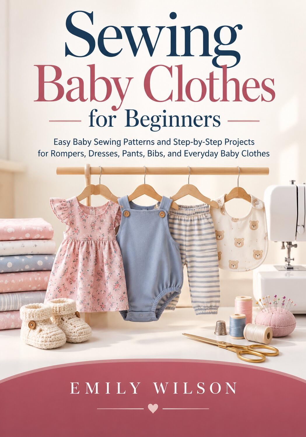 Sewing Baby Clothes for Beginners: Easy Patterns and Step-by-Step Projects for Rompers, Dresses, Pants, Bibs, and Everyday wears (English Edition) baixar livro de graça