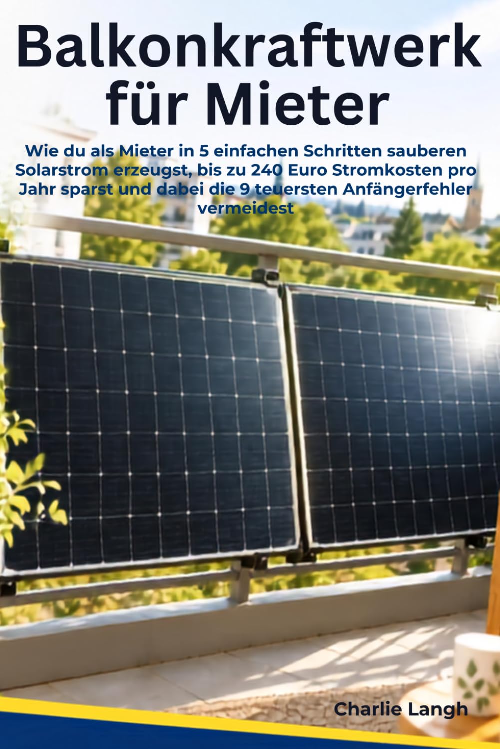 Balkonkraftwerk für Mieter: Wie du als Mieter in 5 einfachen Schritten sauberen Solarstrom erzeugst, bis zu 240 Euro Stromkosten pro Jahr sparst und... Anfängerfehler vermeidest (German Edition) baixar o livro de graça