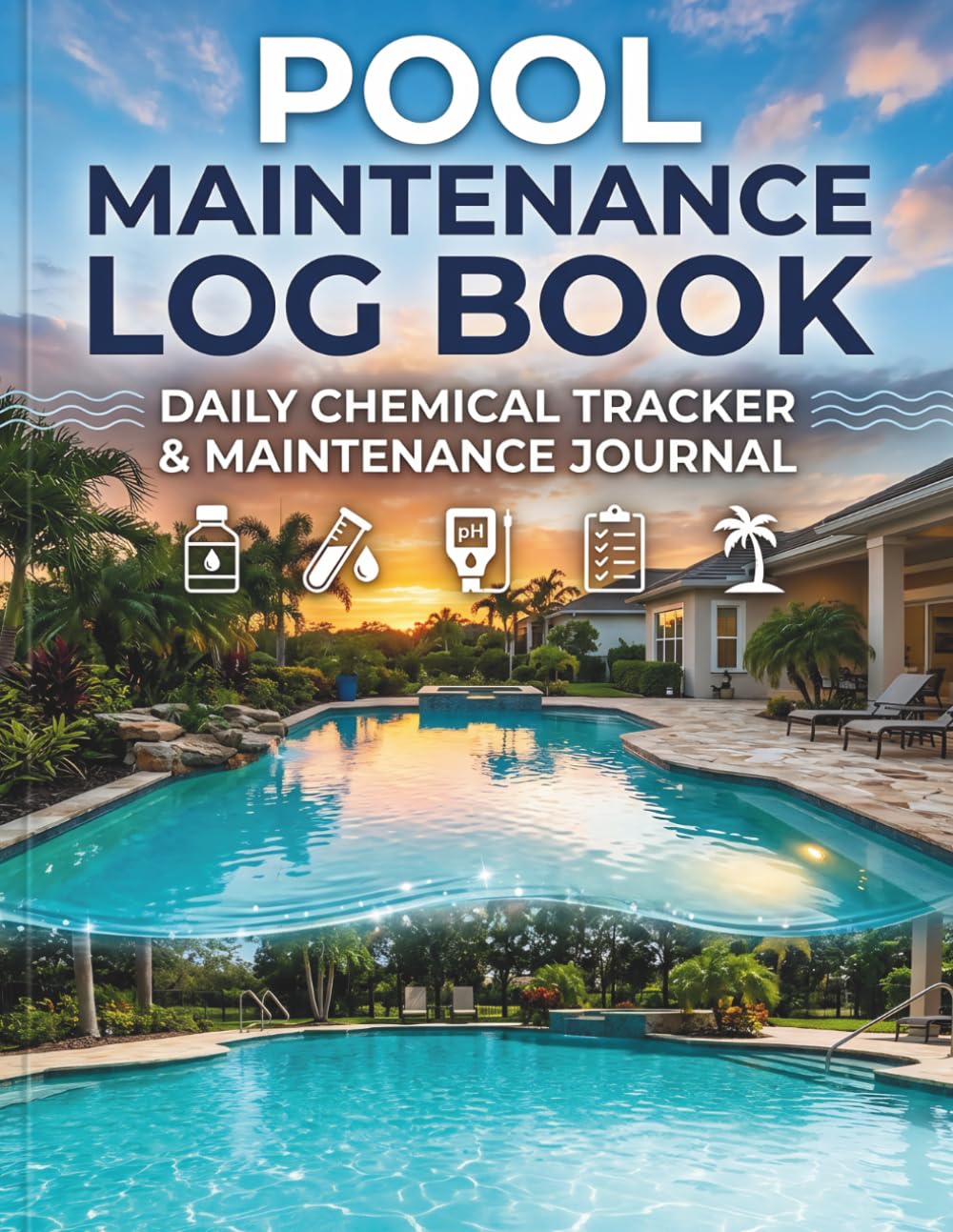 Pool Maintenance Log Book Daily Tracker for Crystal Clear Water & Easy Pool Care: Professional Swimming Pool Maintenance Journal with Chemical Logs,... Notes – 110 Pages for Homeowners & Pool Pros baixar o livro de graça