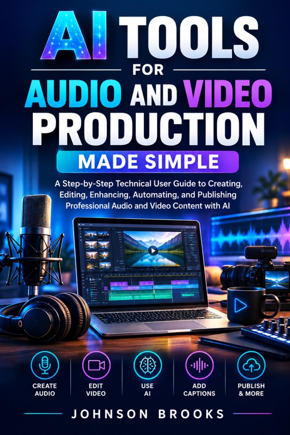 AI Tools for Audio and Video Production Made Simple: A Step-by-Step Technical User Guide to Creating, Editing, Enhancing, Automating, and Publishing Professional Audio and Video Content with AI baixar livro de graça