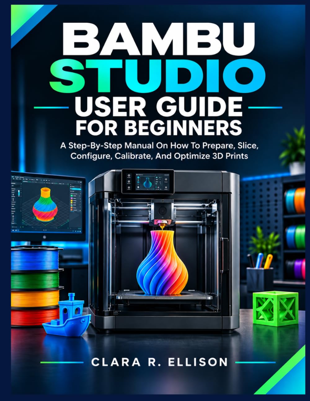 capítulo por capítulo baixar Bambu Studio User Guide for Beginners: A Step-By-Step Manual On How To Prepare, Slice, Configure, Calibrate, And Optimize 3D Prints