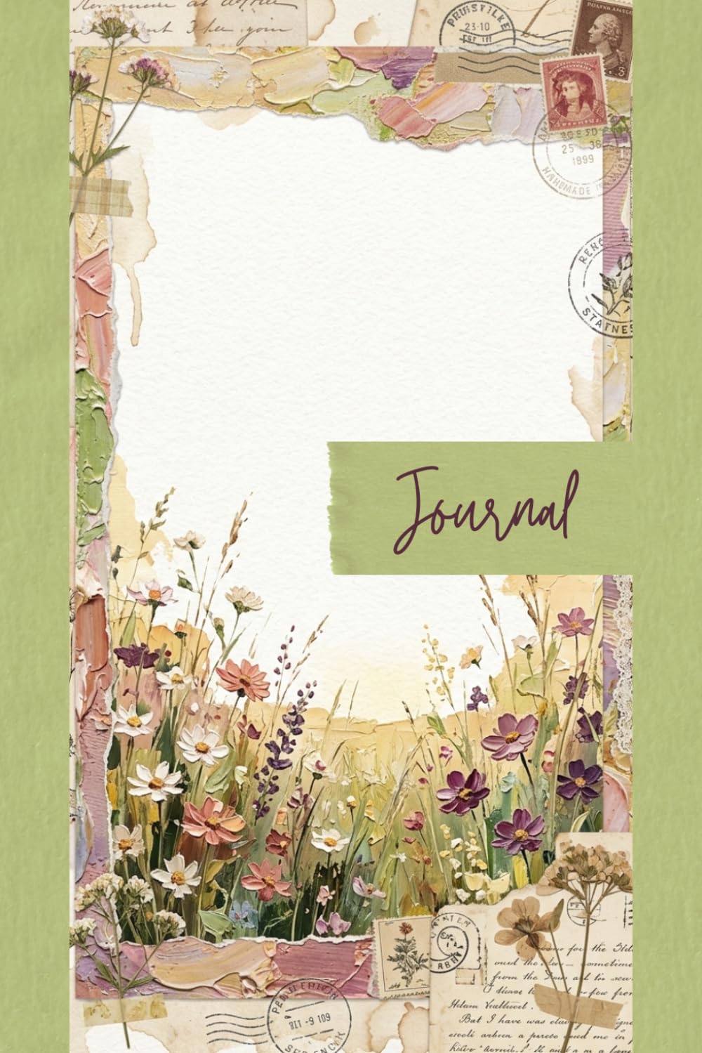 Vintage Oil Painting Meadow Junk Journal Pages - 6x9 Aesthetic Paper - 100 Decorative Writing Sheets with Impasto Wildflowers, Sunlit Summer Fields, and Antique Ephemera Textures baixar o livro de graça