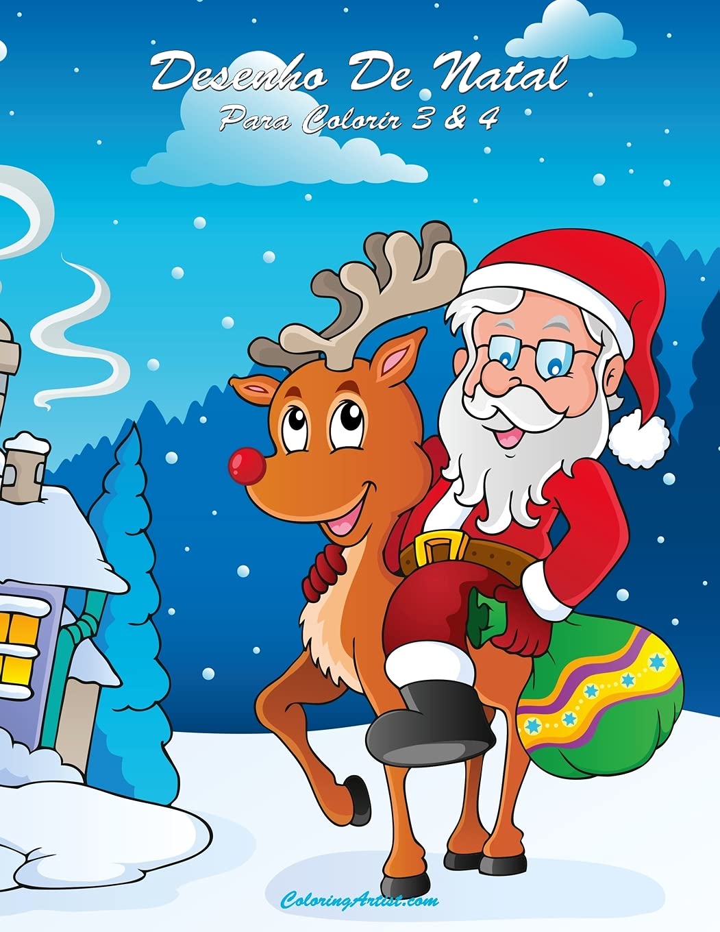 ler totalmente Desenho De Natal Para Colorir 3 & 4