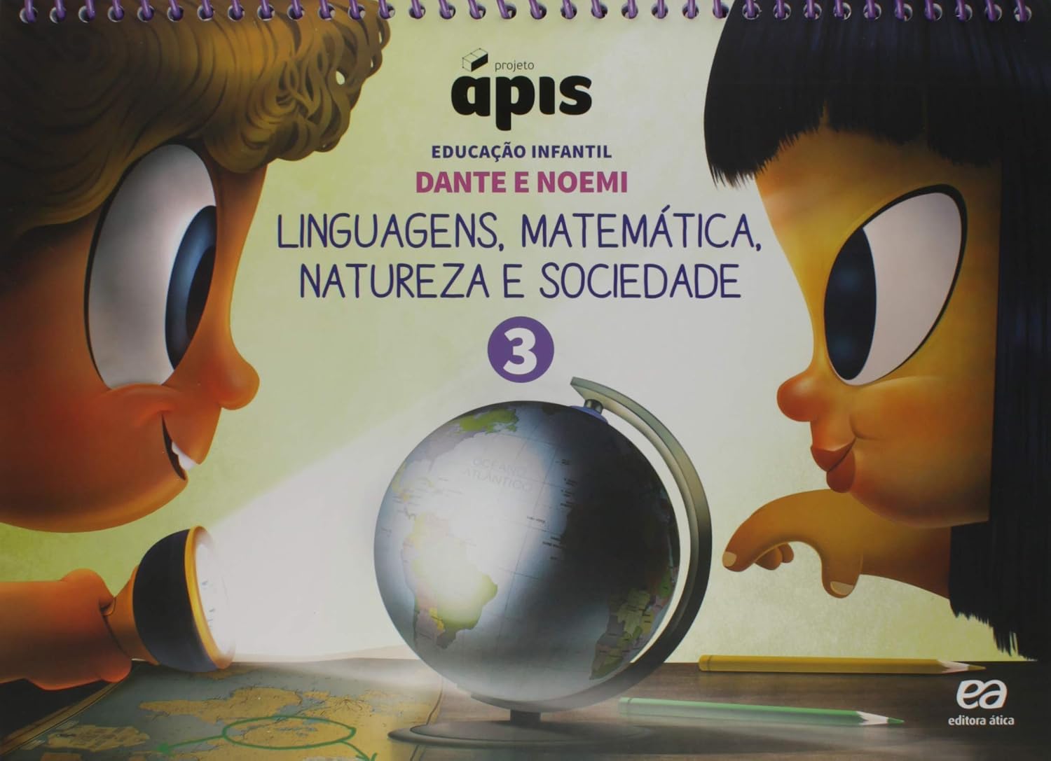 ler totalmente Projeto Ápis - Educação Infantil - Volume 3: Linguagens, matemática, natureza e sociedade