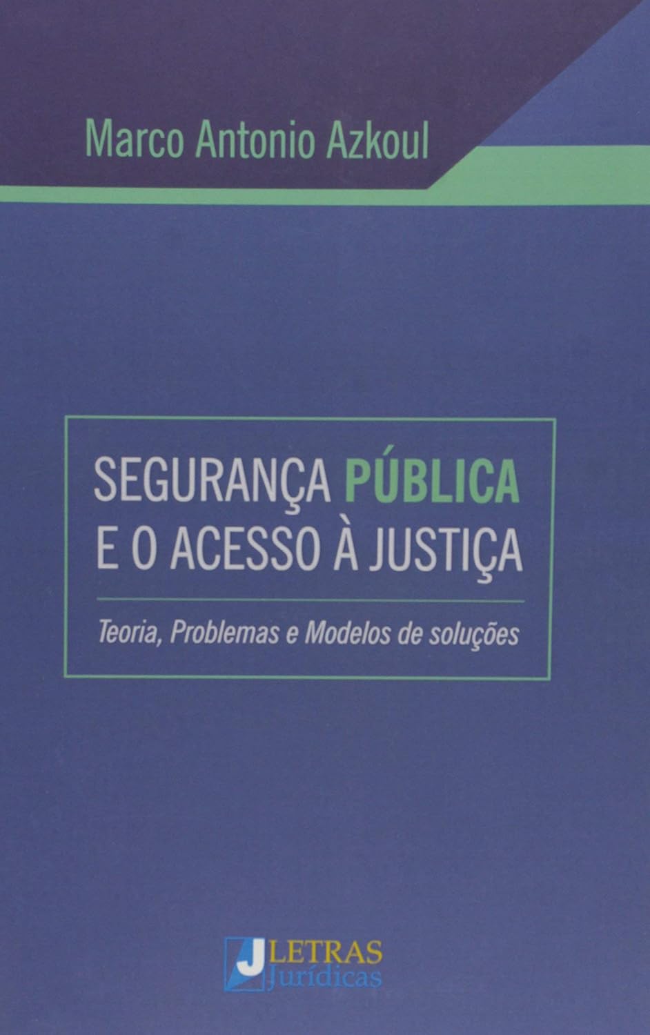 Segurança pública e o acesso à justiça: Teoria, problemas e modelos de soluções