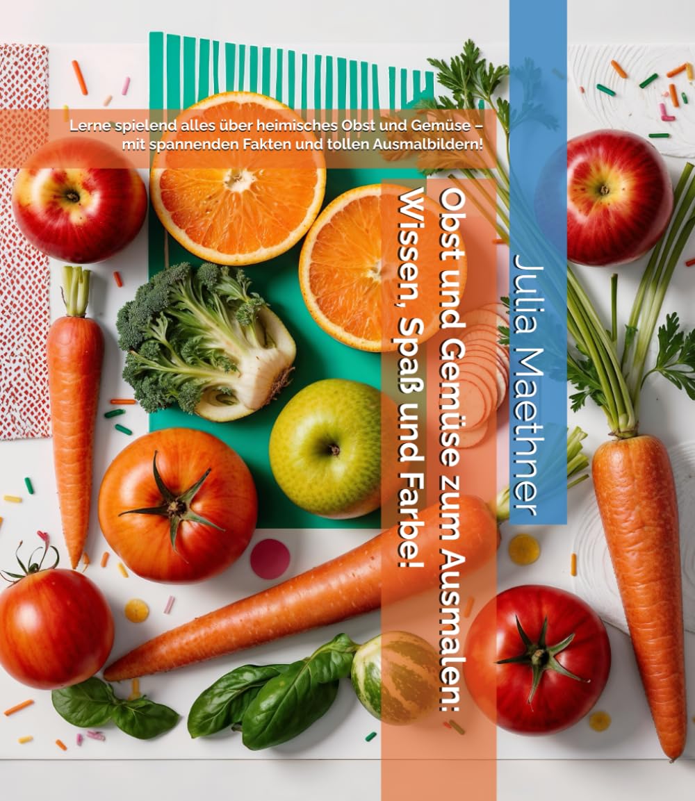 capítulo por capítulo baixar Obst und Gemüse zum Ausmalen: Wissen, Spaß und Farbe!: Lerne spielend alles über heimisches Obst und Gemüse – mit spannenden Fakten und tollen Ausmalbildern! (German Edition)