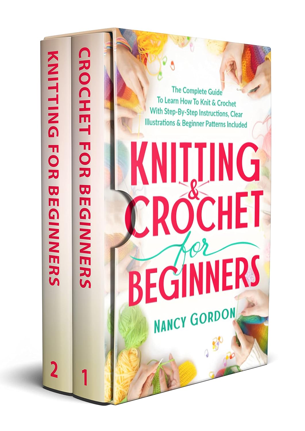 ler totalmente Knitting & Crochet For Beginners: The Complete Guide To Learn How To Knit & Crochet With Step-By-Step Instructions, Clear Illustrations & Beginner Patterns Included (Crocheting) (English Edition)