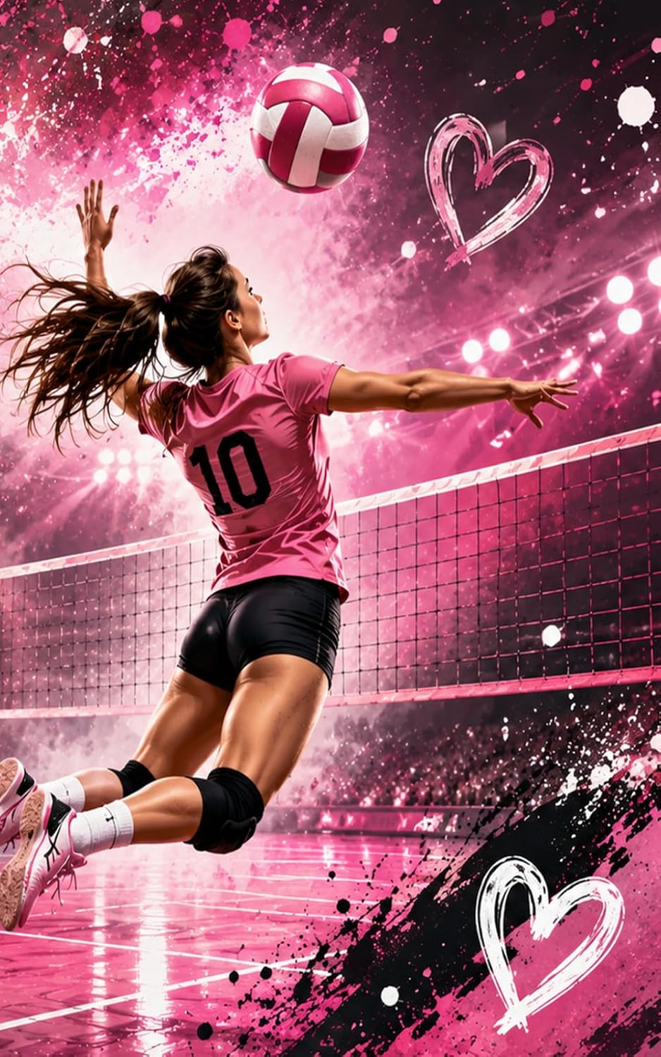 ler totalmente Volleyball Notes: Girls Volleyball Lined Notebook for Players, Coaches, Teams and Game Day Motivation