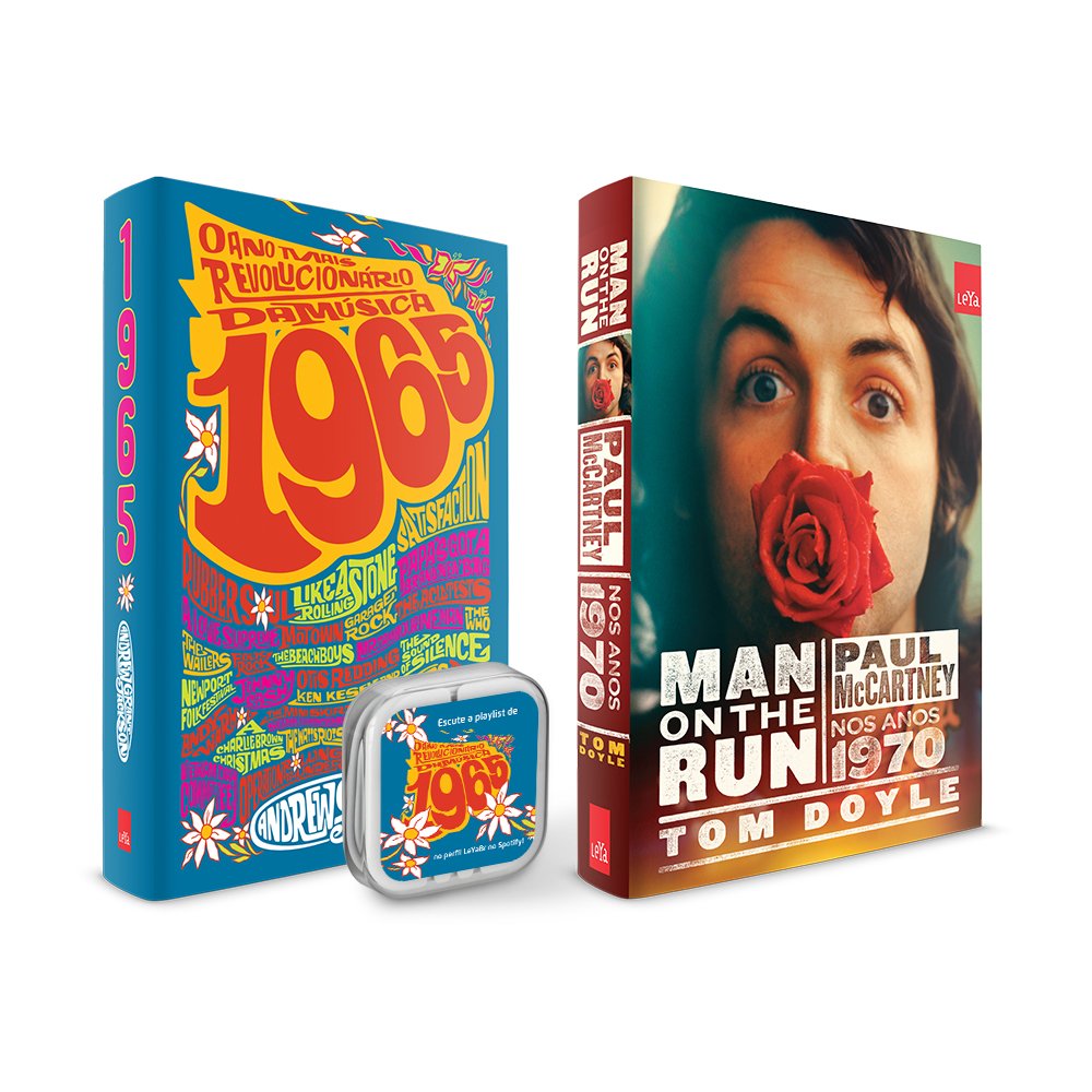 O Ano Mais Revolucionário da Música + Man on the Run com Fone de Ouvido com Playlist no Spotfy - Caixa