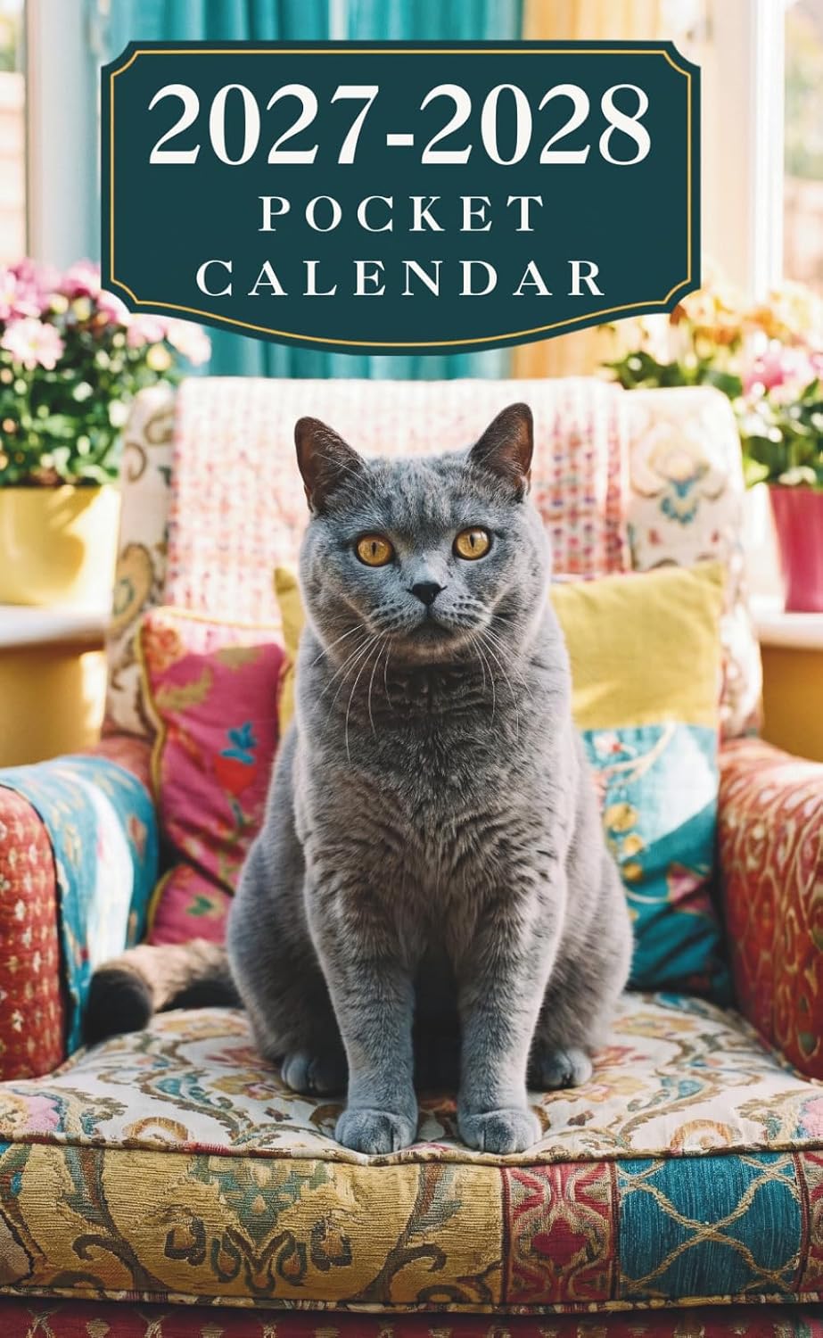 capítulo por capítulo baixar 2027–2028 Pocket Calendar: British Shorthair Cover for Daily Notes and Plans