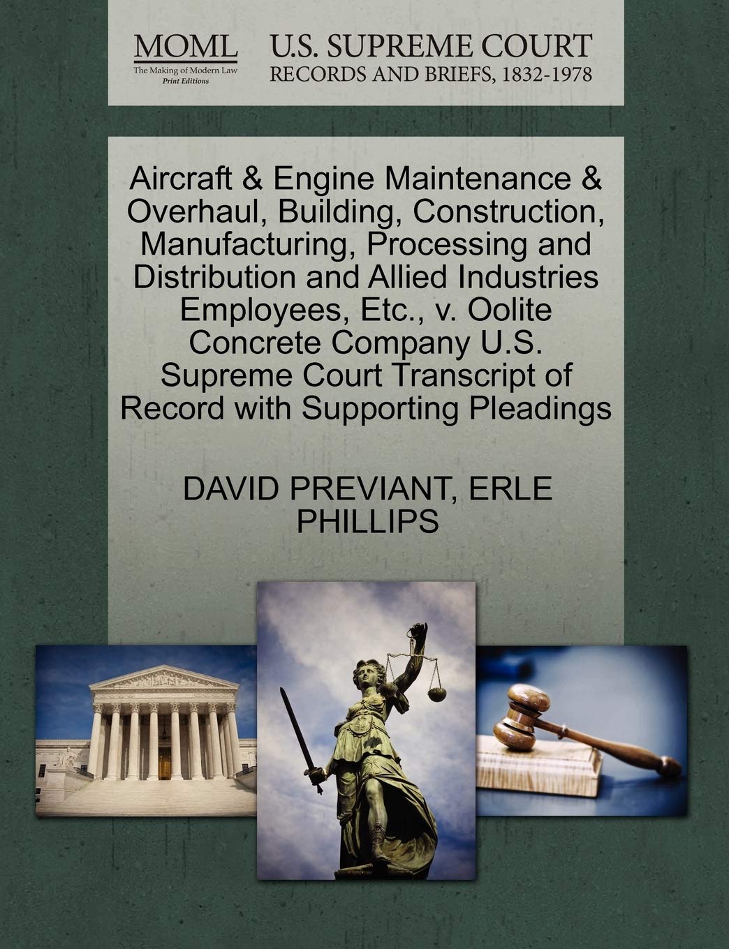 ler totalmente Aircraft & Engine Maintenance & Overhaul, Building, Construction, Manufacturing, Processing and Distribution and Allied Industries Employees, Etc., V.... of Record with Supporting Pleadings