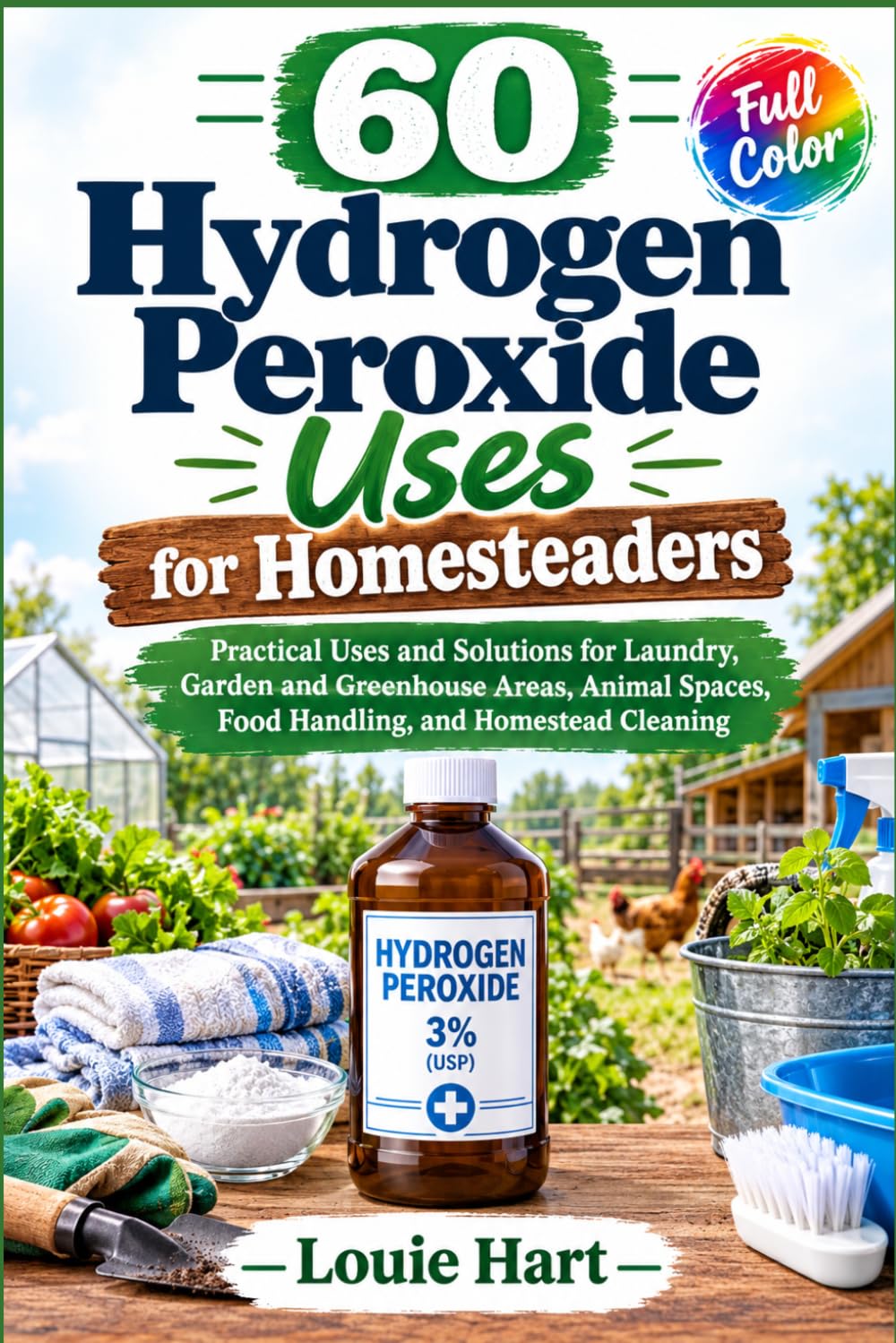 60 Hydrogen Peroxide Uses for Homesteaders: Practical Uses and Solutions for Laundry, Garden and Greenhouse Areas, Animal Spaces, Food Handling, and Homestead Cleaning baixar livro de graça