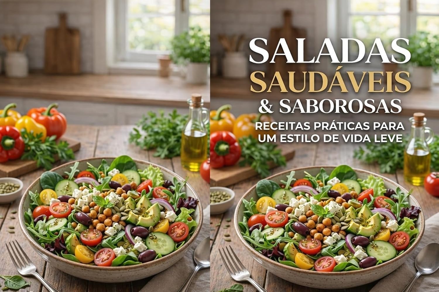 ler totalmente Saladas Saudáveis & Saborosas: Receitas práticas para um estilo de vida leve.