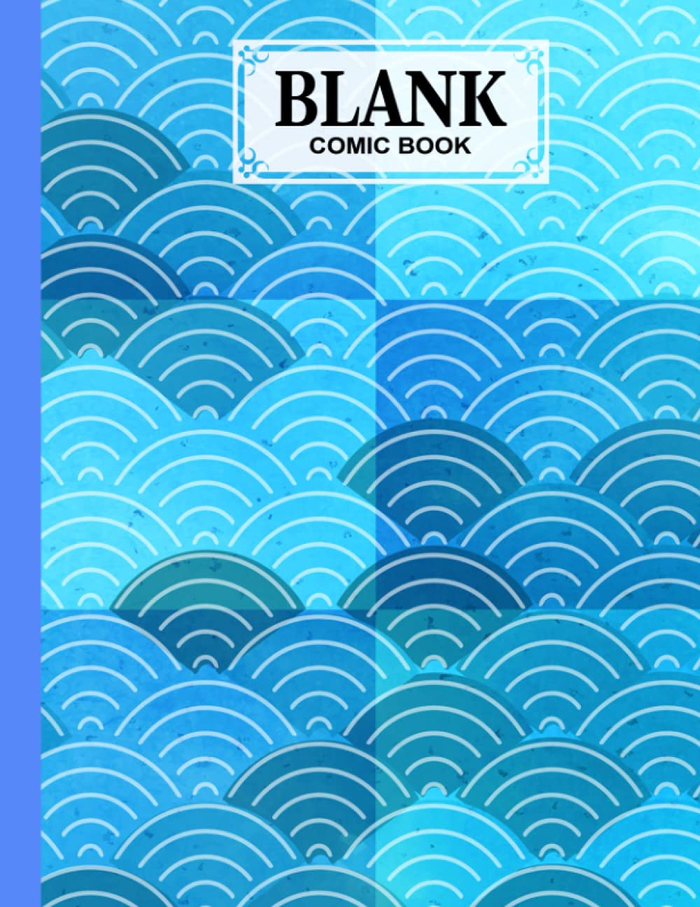 ler totalmente Blank Comic Book: Sea Watercolor Cover, Draw Your Own Comics - 120 Pages of Fun and Unique Templates - A Large 8.5" x 11" Notebook by Andrej Jacob