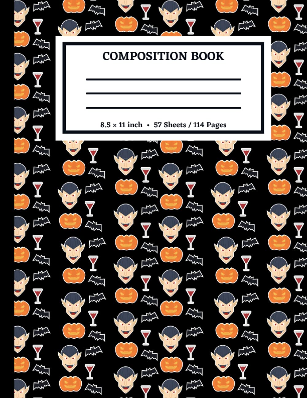 Composition Notebook: Halloween Wide Ruled Black Emoji Graffiti Notebook | Lined Journal baixar livro de graça