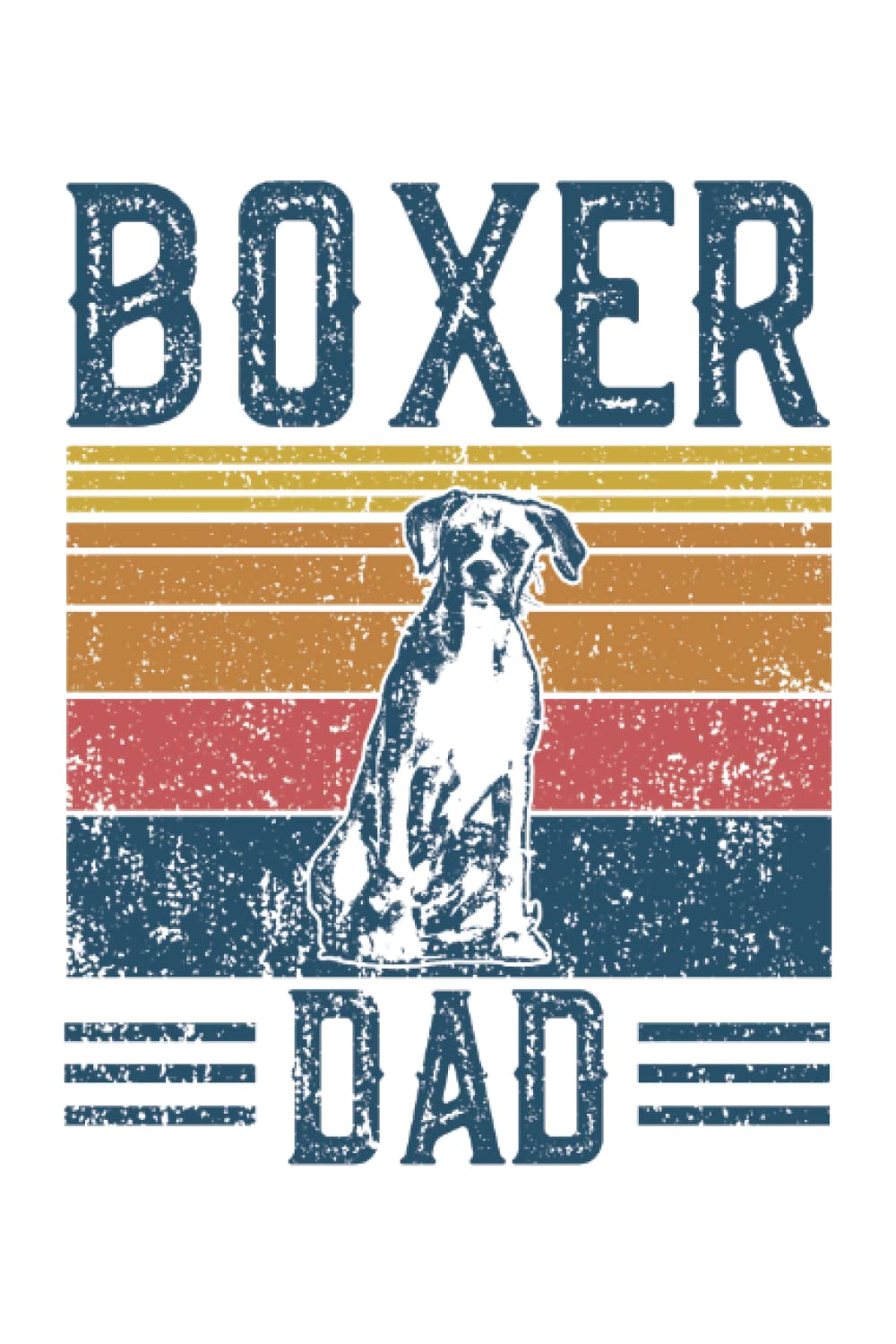 ler totalmente Dog Dad - Vintage Boxer Dad: A Journal Size (6 x 9 inches) Notebook | Diary | Planner with 120 Dot Grid Pages