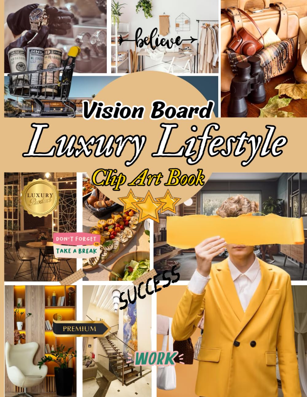 ler totalmente Luxury Lifestyle Vision Board Clip Art Book: Immerse Yourself In A Visual Symphony Of Luxury Living With Over 230+ Images, Quotes, And Affirmations... For Women and Men (Vision Board Supplies)