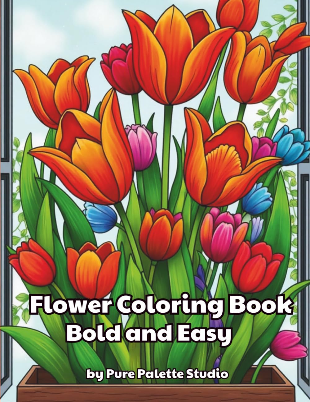 capítulo por capítulo baixar Bold and Easy Flower Coloring Book for Markers: Simple Floral Designs, Large Print Pages, Single-Sided to Prevent Bleed-Through, Perfect for Relaxation and Beginners