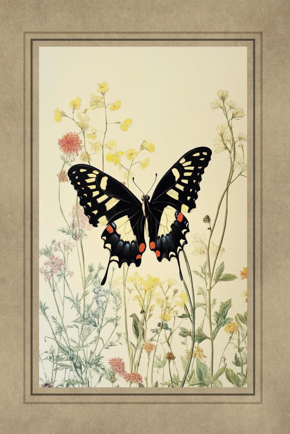 capítulo por capítulo baixar Vintage Butterfly Floral Botanical Print Journal