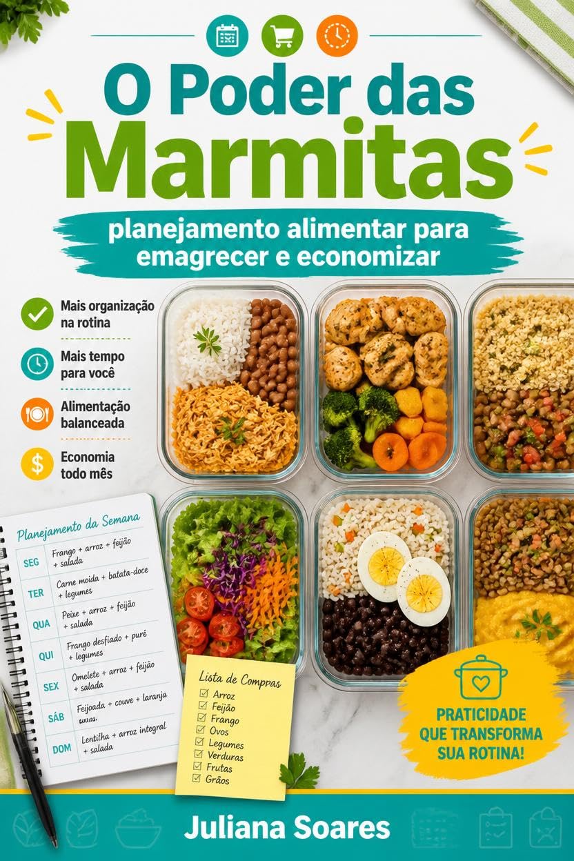 ler totalmente O Poder das Marmitas: planejamento alimentar para emagrecer e economizar