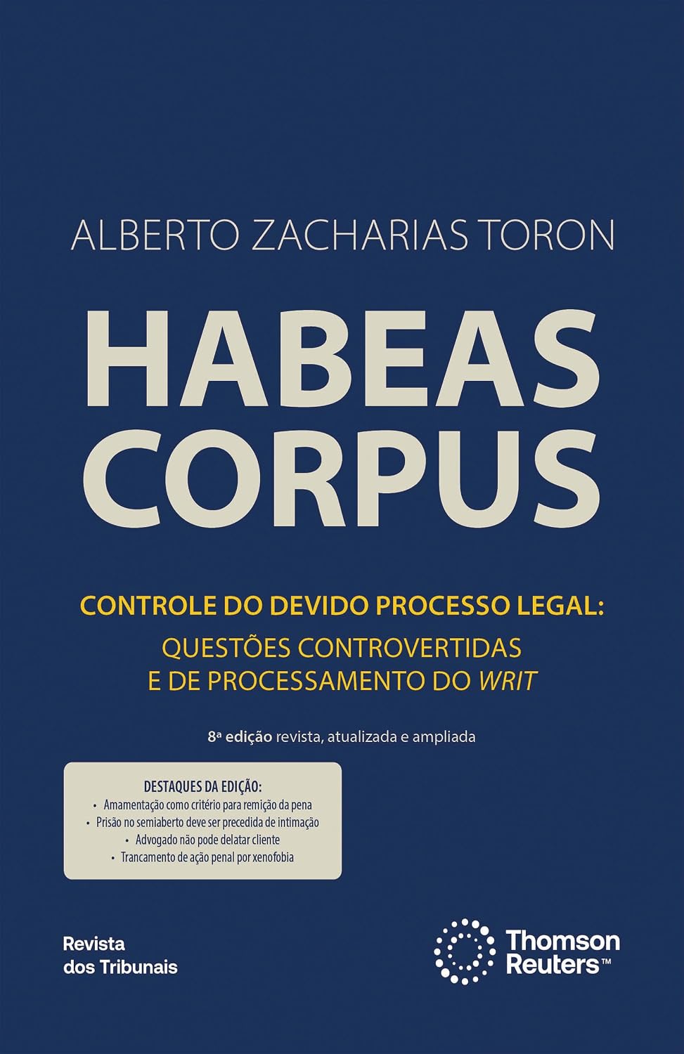 Habeas Corpus 8ªedição baixar o livro de graça