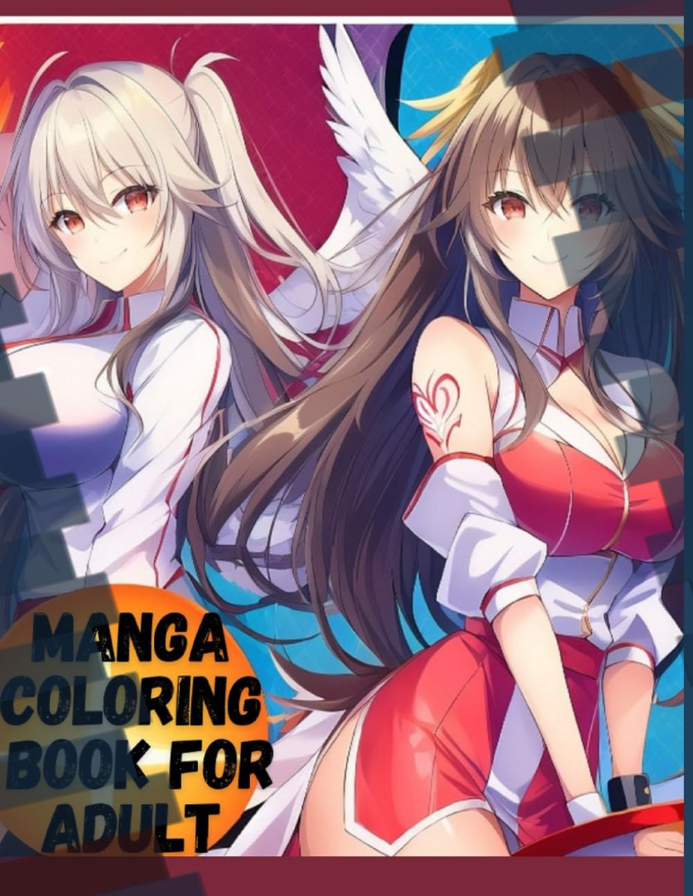 ler totalmente Manga Coloring Book for Adults