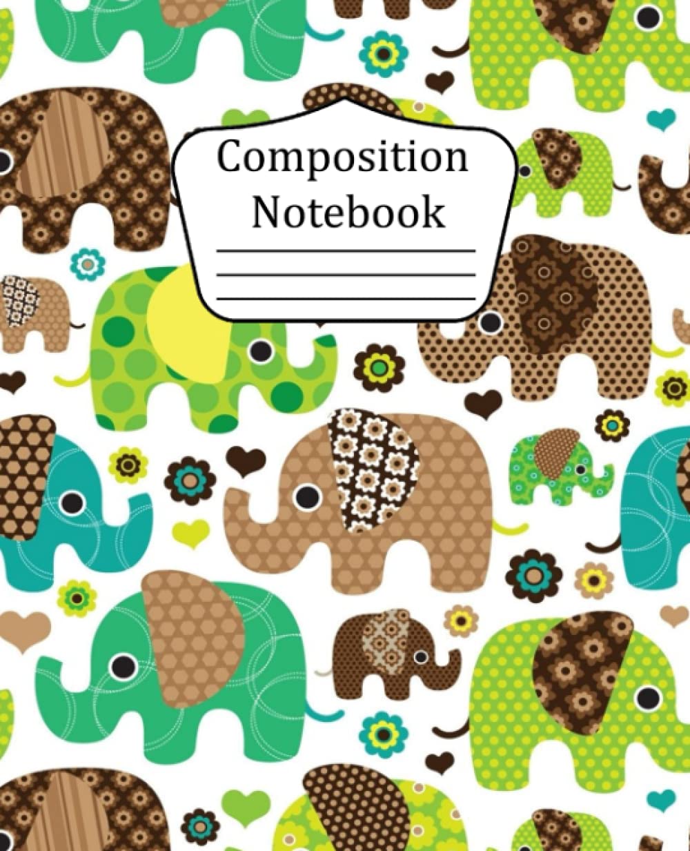 Composition Notebook: Elephant, College Ruled, 120 Pages, 7.5 x 9.75 in baixar o livro de graça