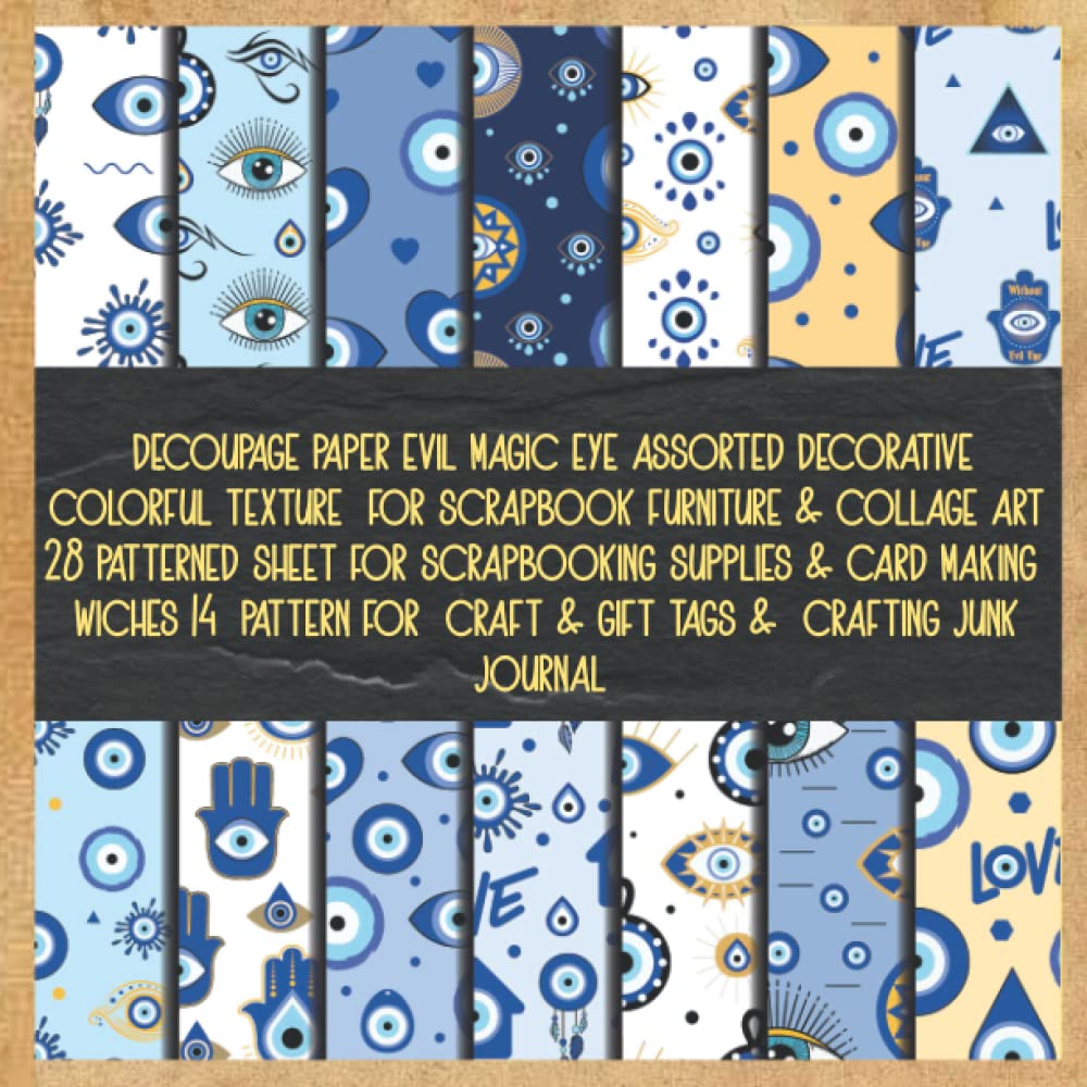 capítulo por capítulo baixar decoupage paper evil magic eye assorted decorative colorful texture for scrapbook furniture & collage art 28 patterned sheet for scrapbooking... craft & gift tags & crafting junk journal