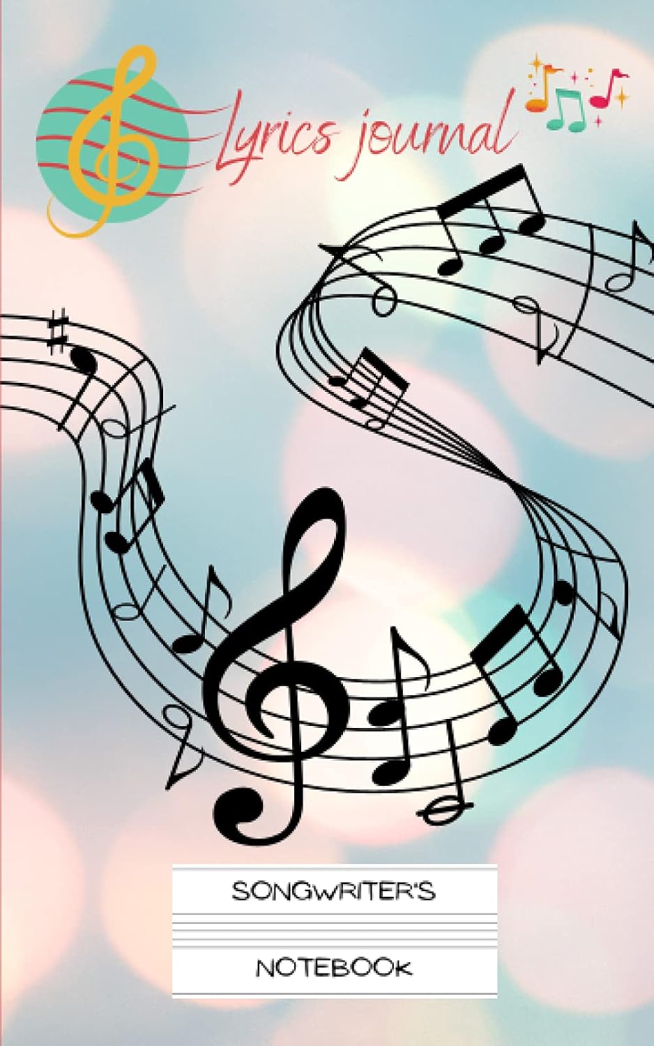 ler totalmente Lyrics journal: Amazing Book of Lyrics - College Rule Lined Writing and Notes