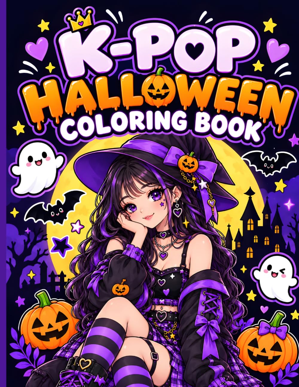 capítulo por capítulo baixar K-Pop Halloween Coloring Book: Cute Spooky Idol Adventures, Halloween Concerts, Witches, Vampires, Ghosts, Pumpkins & Cozy Autumn Scenes for Girls,... Fans (K-Pop Superfan Coloring Adventures)