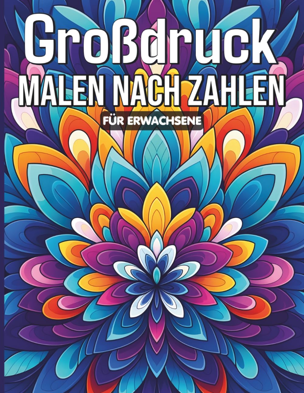 ler totalmente Großdruck Malen nach Zahlen Für Erwachsene: Großdruck-Mosaikkunst für kreative Entspannung mit Landschaften und Blumen – Extra dicke Linien und leicht verständliche Farbtabellen (German Edition)