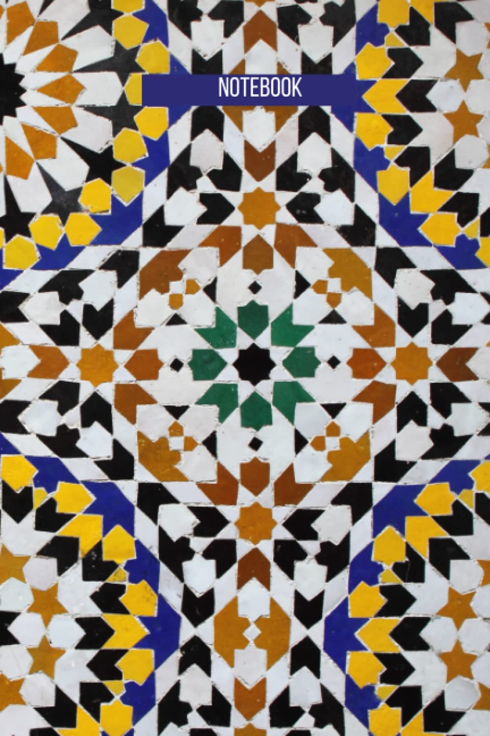 ler totalmente notebook: moroccan zellij architects ceramic notebook journal lined (69) inch 120 pages, perfect gift moroccan heritage Moorish style journal
