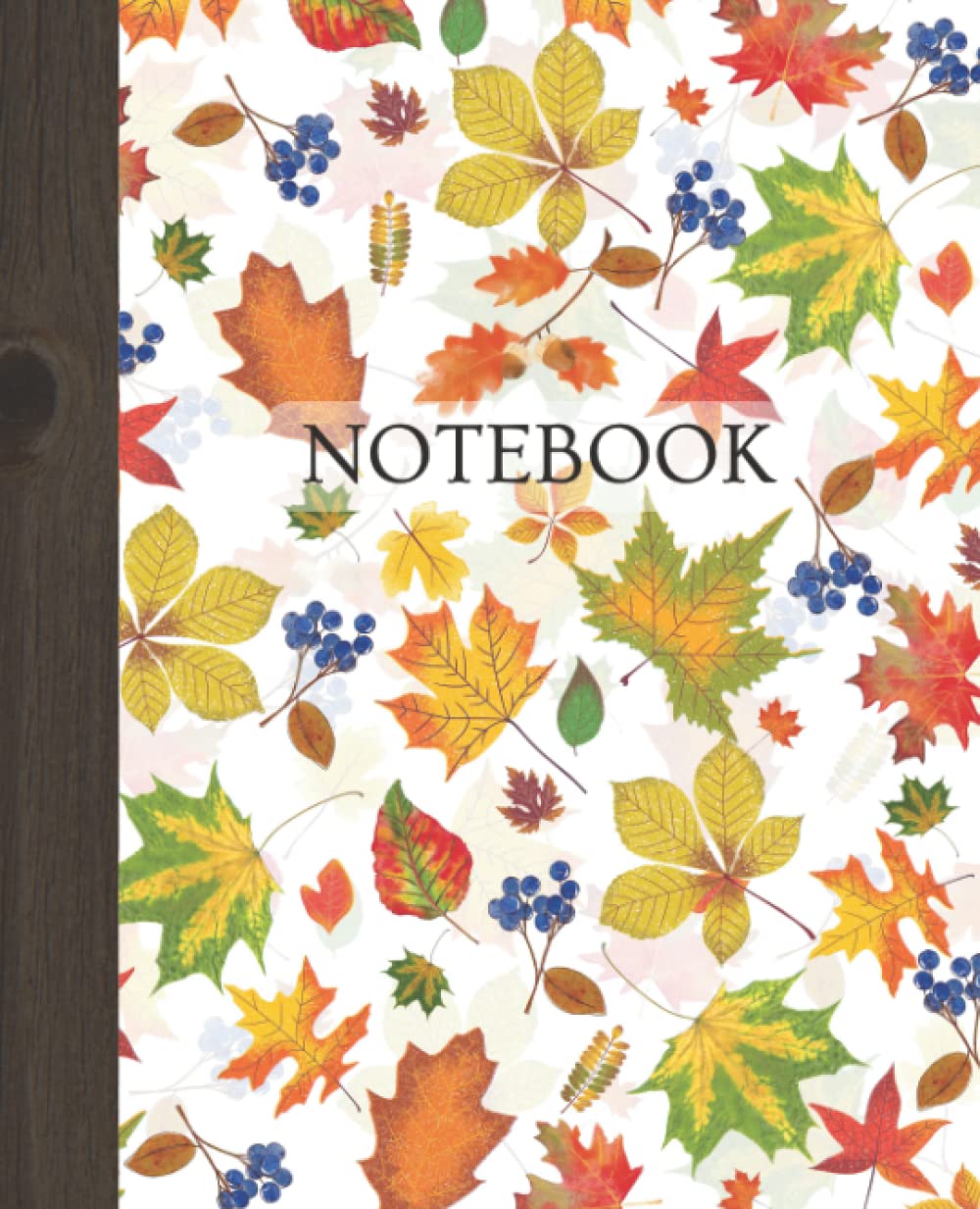 Fall Notebook: Autumn Leaves College Ruled Blank Lined Notebook | 150 Pages | Nostalgic Pattern | Vibrant Colors: Orange, Red, Yellow, Green, Blue Violet baixar livro de graça
