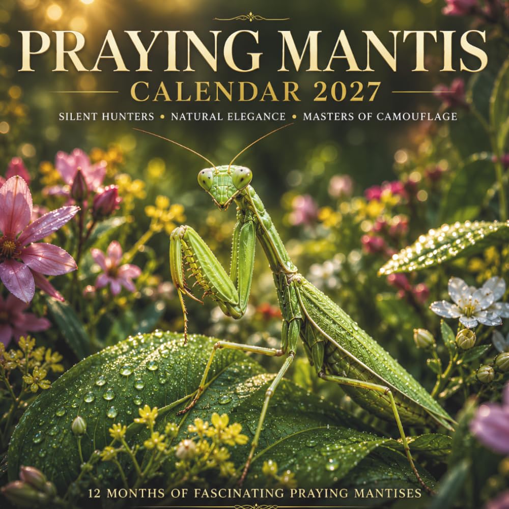 ler totalmente Praying Mantis Calendar 2027: Silent Hunters • Natural Elegance • Masters of Camouflage
