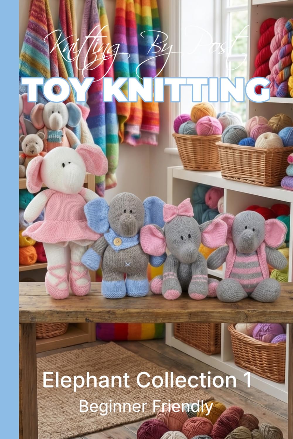 ler totalmente Knitting by Post:- Elephant Collection 1 – 4 Easy-to-Follow Toy Designs: Regular Text Size Print Knitting Patterns (REGULAR SIZED PRINT Knitting by Post)