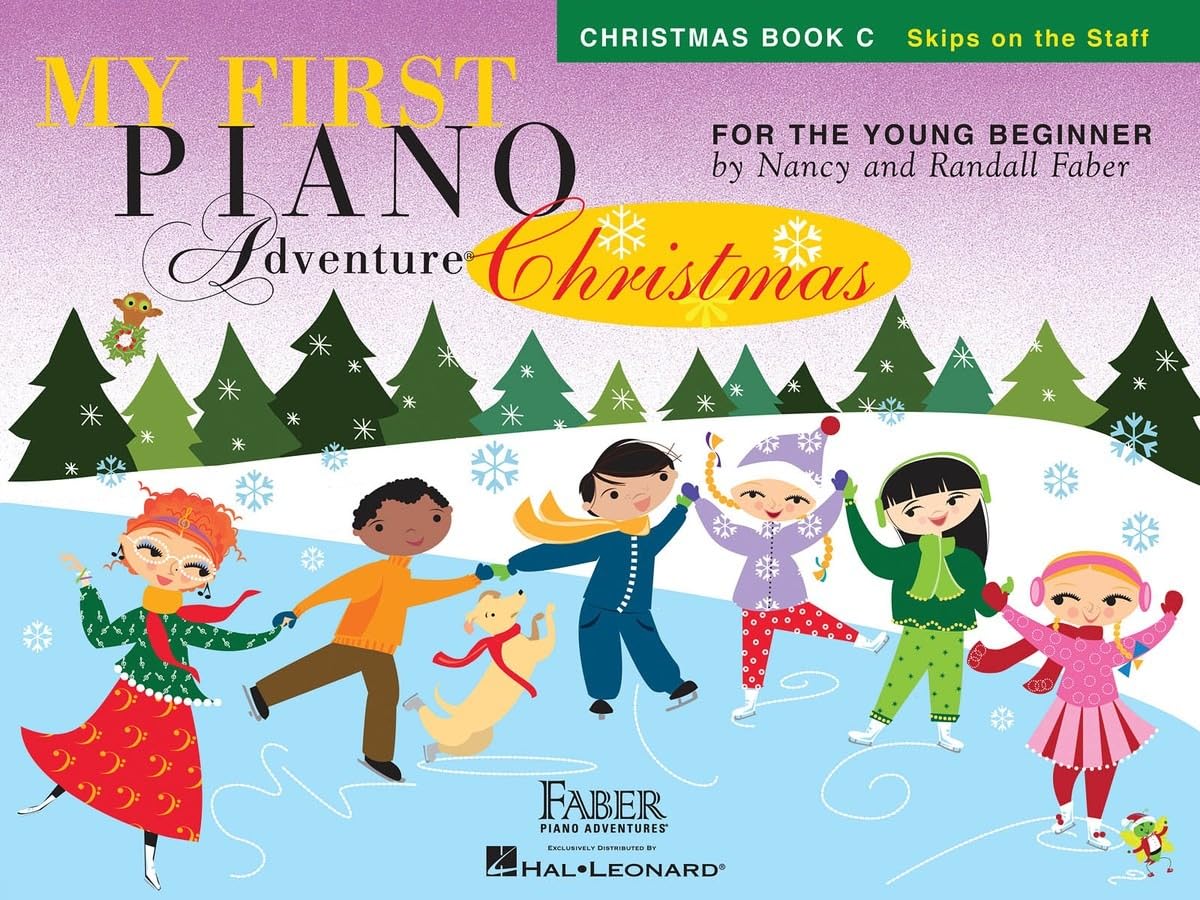 ler totalmente My First Piano Adventure Christmas - Book C: Skips on the Staff