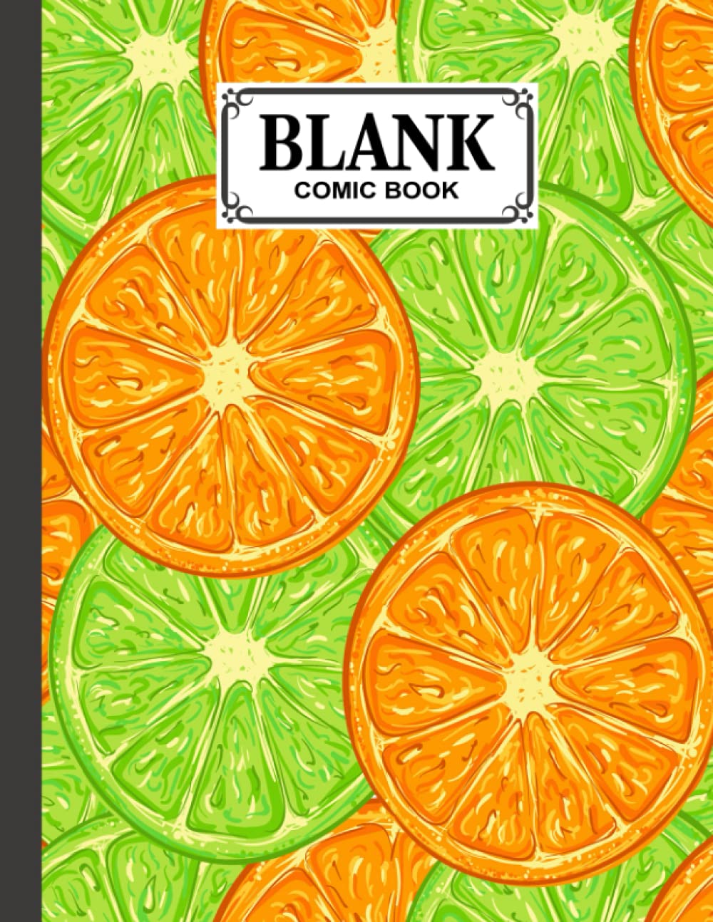ler totalmente Blank Comic Book: Citrus Fruits Cover Blank Comic Book, Create Your Own Story, Journal, Notebook, Sketchbook for Kids and Adults, 120 Pages - Size 8.5" x 11" Notebook by Bodo Sander