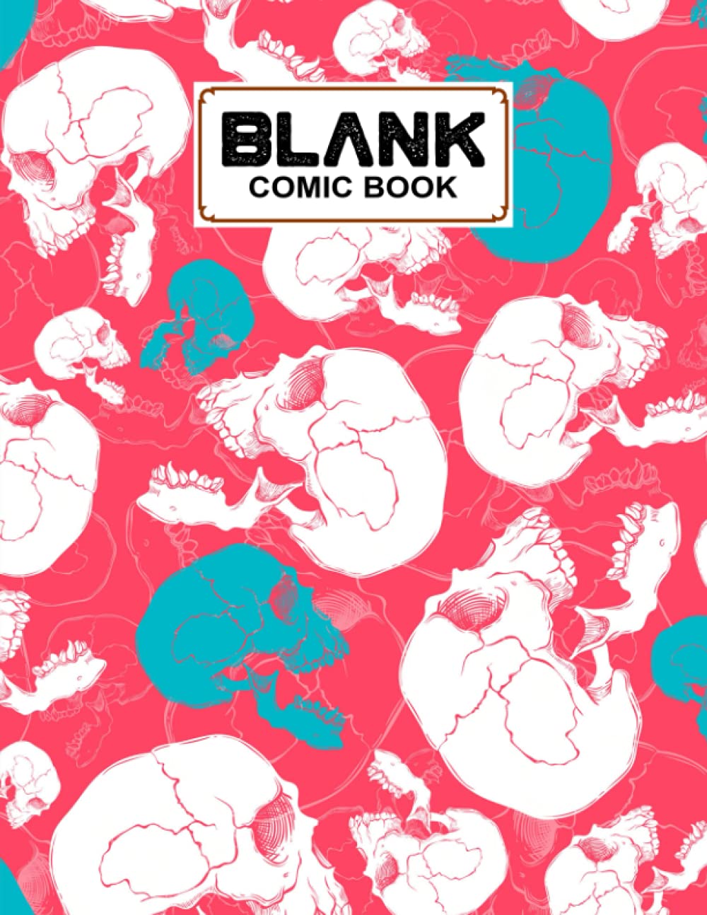 Blank Comic Book: Skull Cover Blank Comic Book, Create Your Own Story, Journal, Notebook, Sketchbook for Kids and Adults, 120 Pages - Size 8.5" x 11" Notebook by Britta Behrens baixar livro de graça