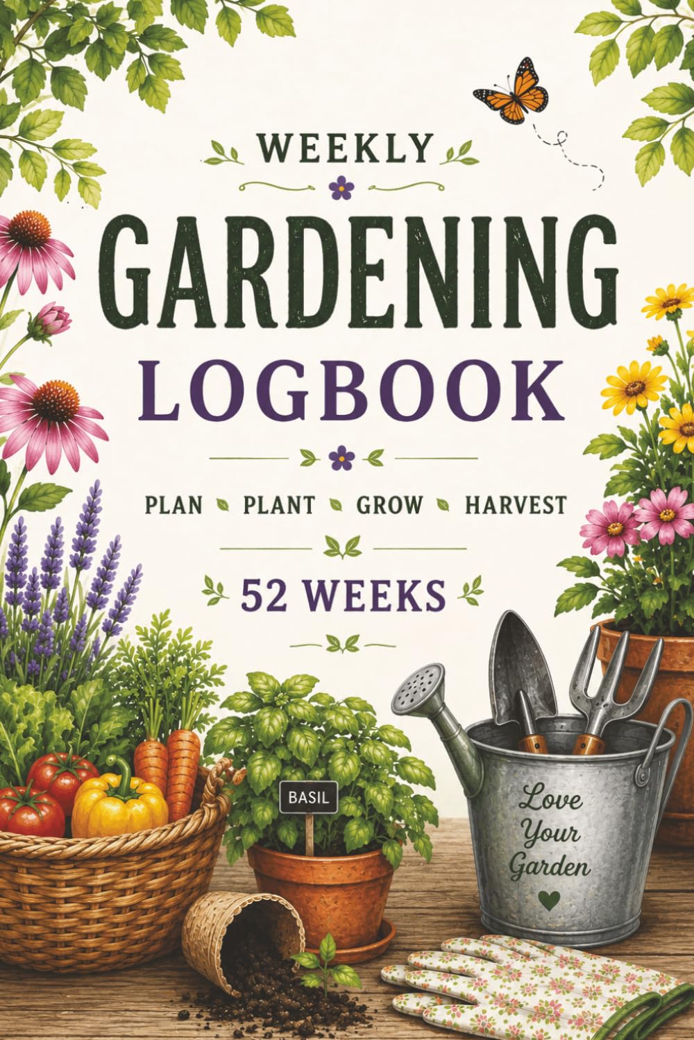 Weekly Gardening Logbook: Tracking Growth from Seed to Harvest. A Data Log for the Home Horticulturist. A Weekly Record of My Garden's Progress. baixar o livro de graça