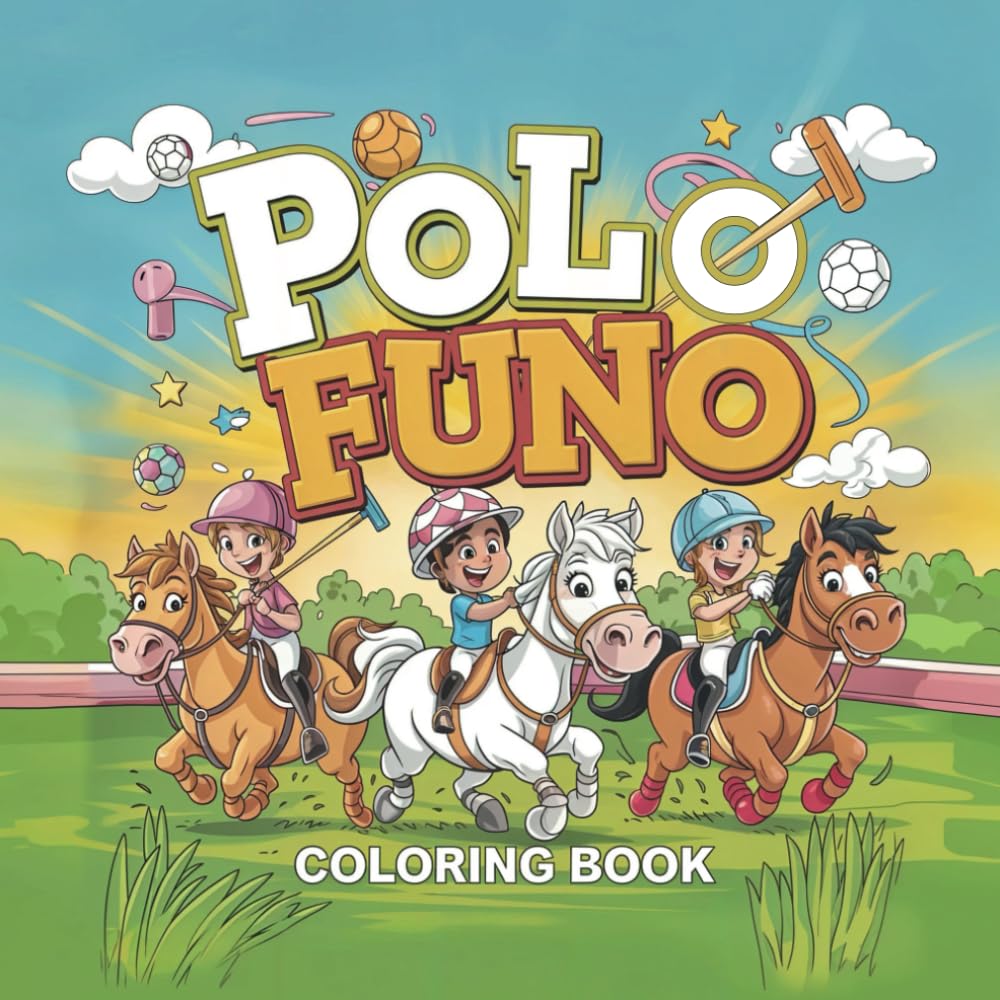 capítulo por capítulo baixar POLOFUNO COLORING BOOK: bold & easy for kids who loves polo with more than 30 drawing to coloring